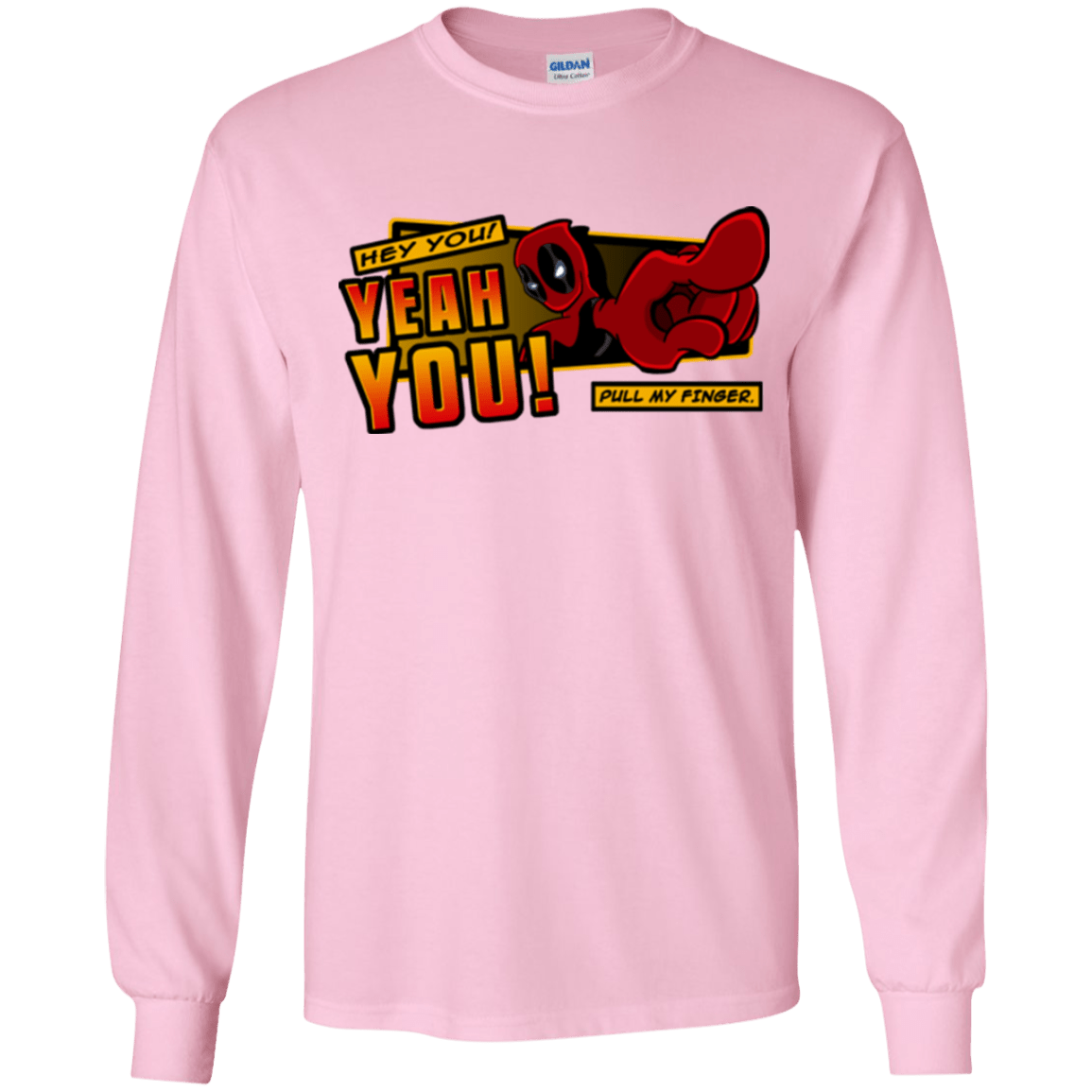 T-Shirts Light Pink / YS Dead Pull Youth Long Sleeve T-Shirt