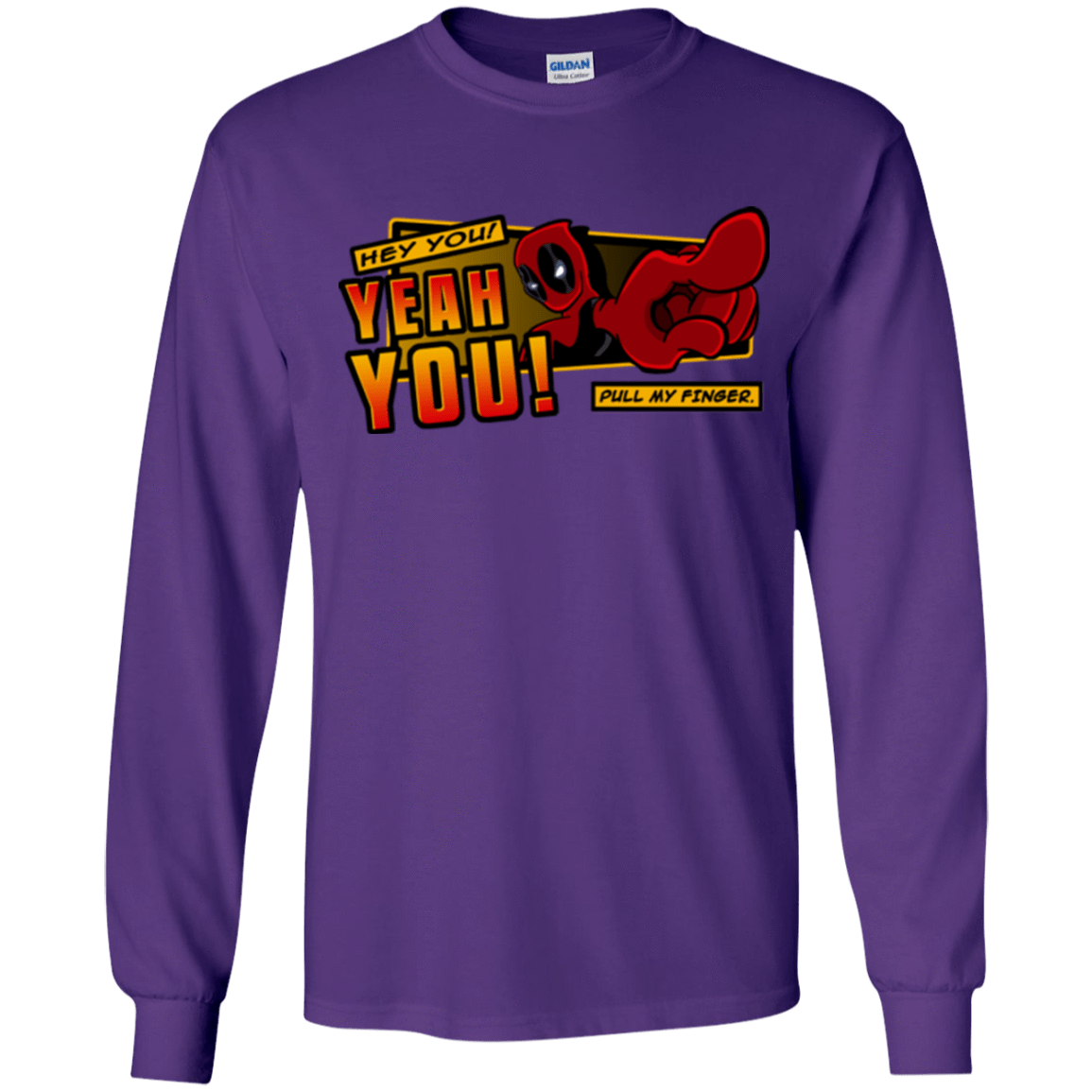 T-Shirts Purple / YS Dead Pull Youth Long Sleeve T-Shirt