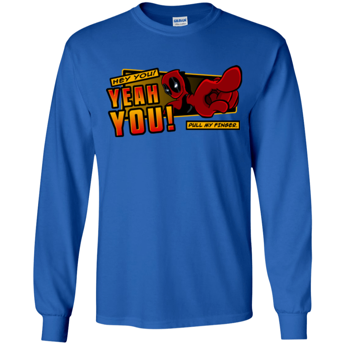 T-Shirts Royal / YS Dead Pull Youth Long Sleeve T-Shirt