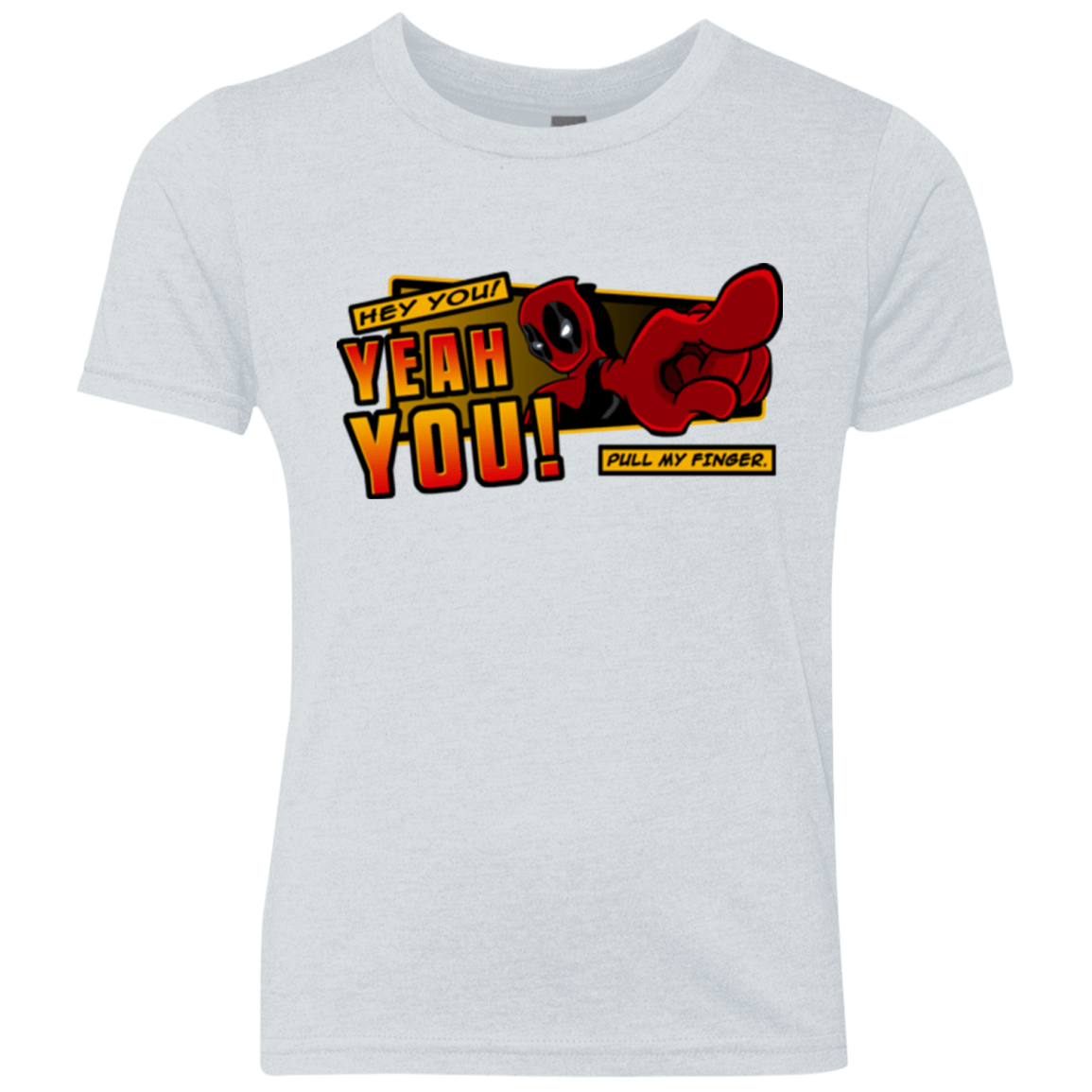 T-Shirts Heather White / YXS Dead Pull Youth Triblend T-Shirt