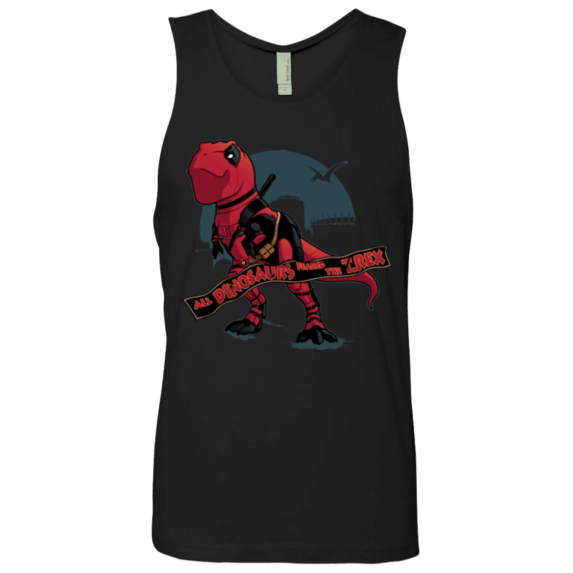 T-Shirts Black / Small Dead Rex Men's Premium Tank Top