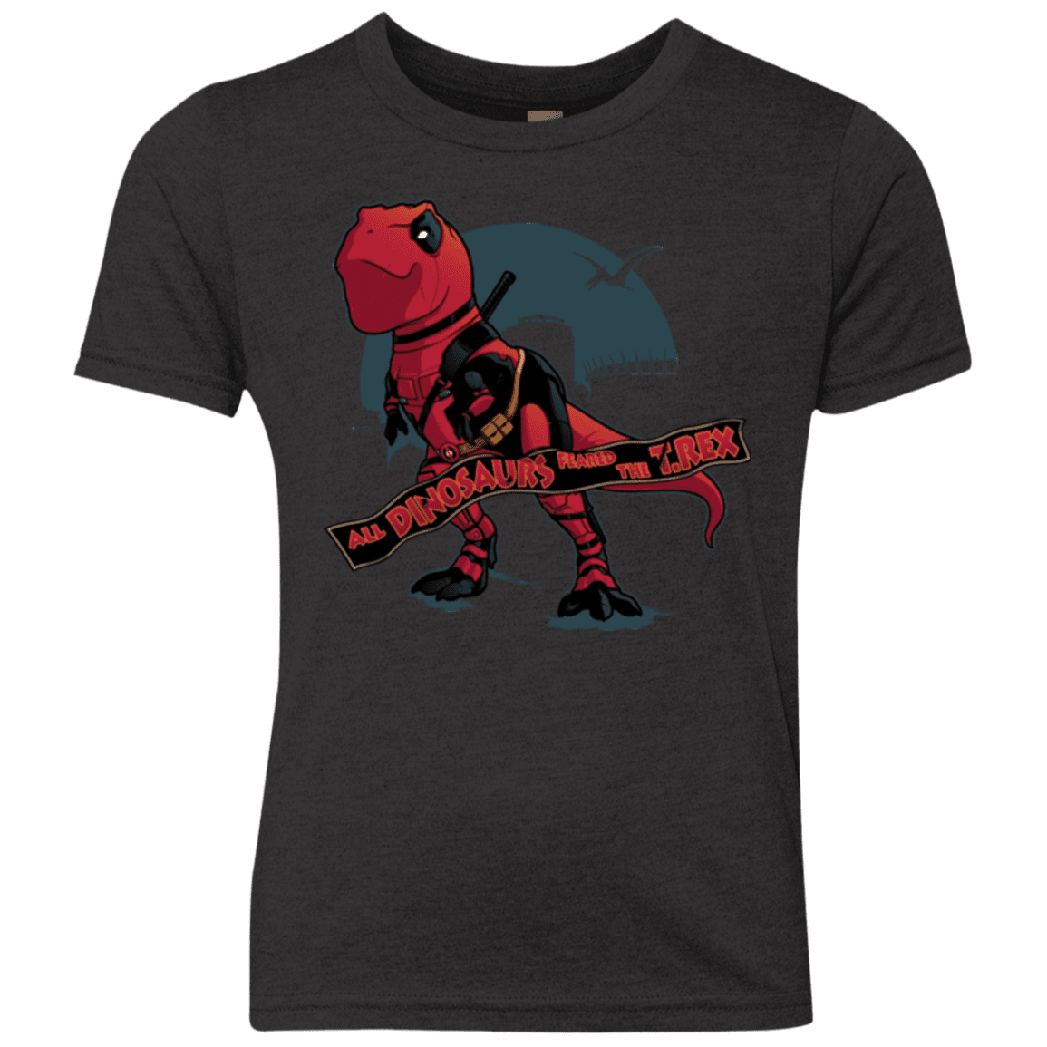 T-Shirts Vintage Black / YXS Dead Rex Youth Triblend T-Shirt