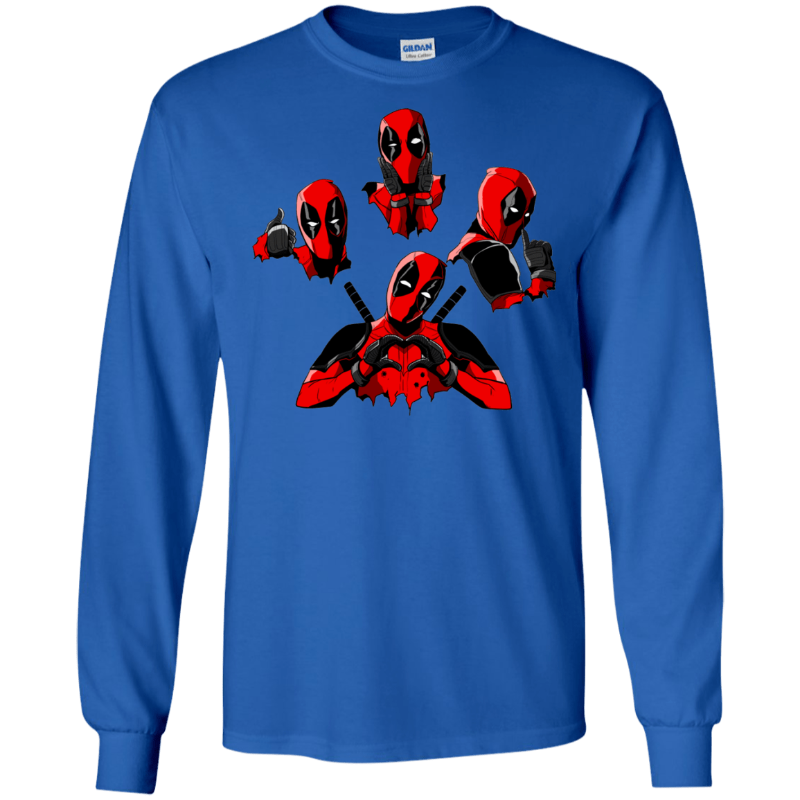 T-Shirts Royal / S Dead Rhapsody Men's Long Sleeve T-Shirt