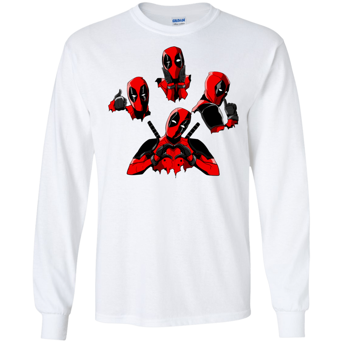 T-Shirts White / S Dead Rhapsody Men's Long Sleeve T-Shirt