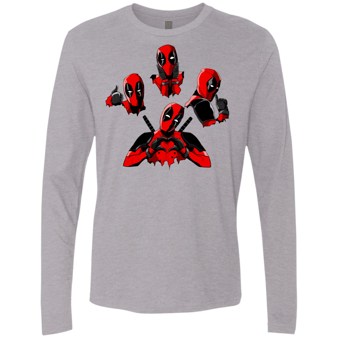 T-Shirts Heather Grey / S Dead Rhapsody Men's Premium Long Sleeve