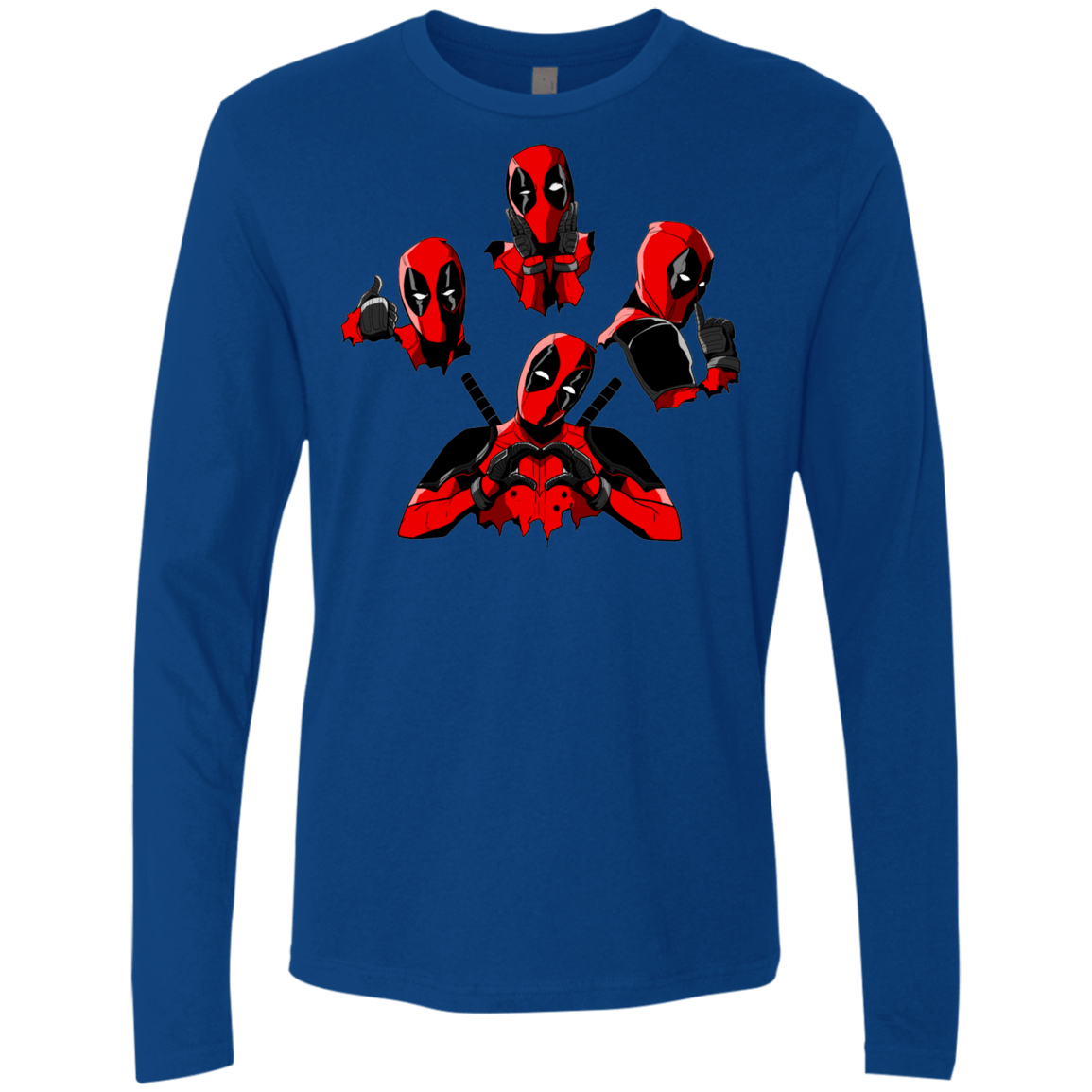 T-Shirts Royal / S Dead Rhapsody Men's Premium Long Sleeve