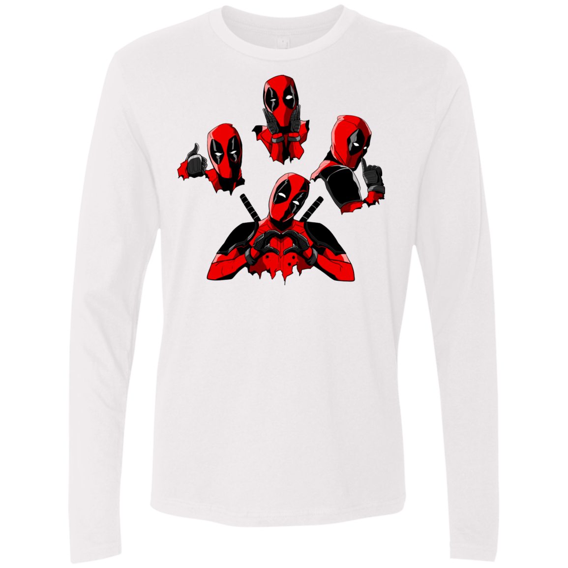 T-Shirts White / S Dead Rhapsody Men's Premium Long Sleeve