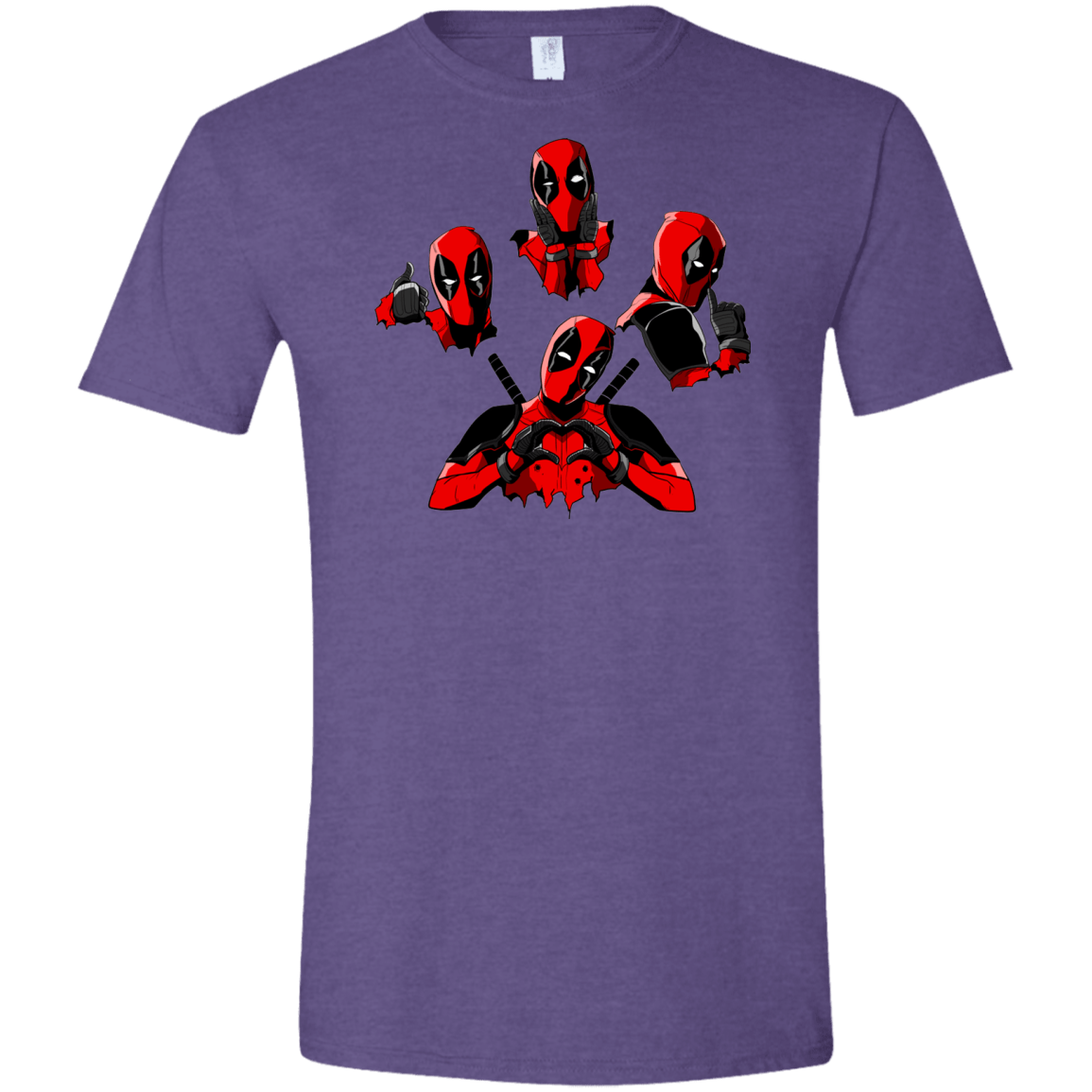 T-Shirts Heather Purple / S Dead Rhapsody Men's Semi-Fitted Softstyle