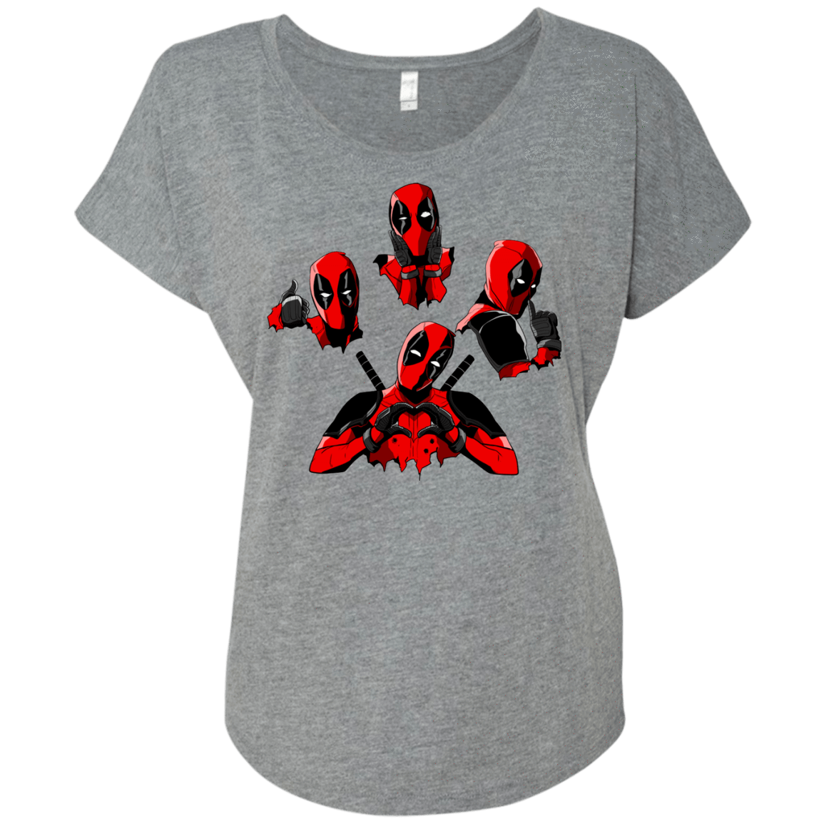 T-Shirts Premium Heather / X-Small Dead Rhapsody Triblend Dolman Sleeve