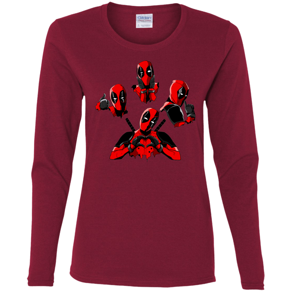 T-Shirts Cardinal / S Dead Rhapsody Women's Long Sleeve T-Shirt