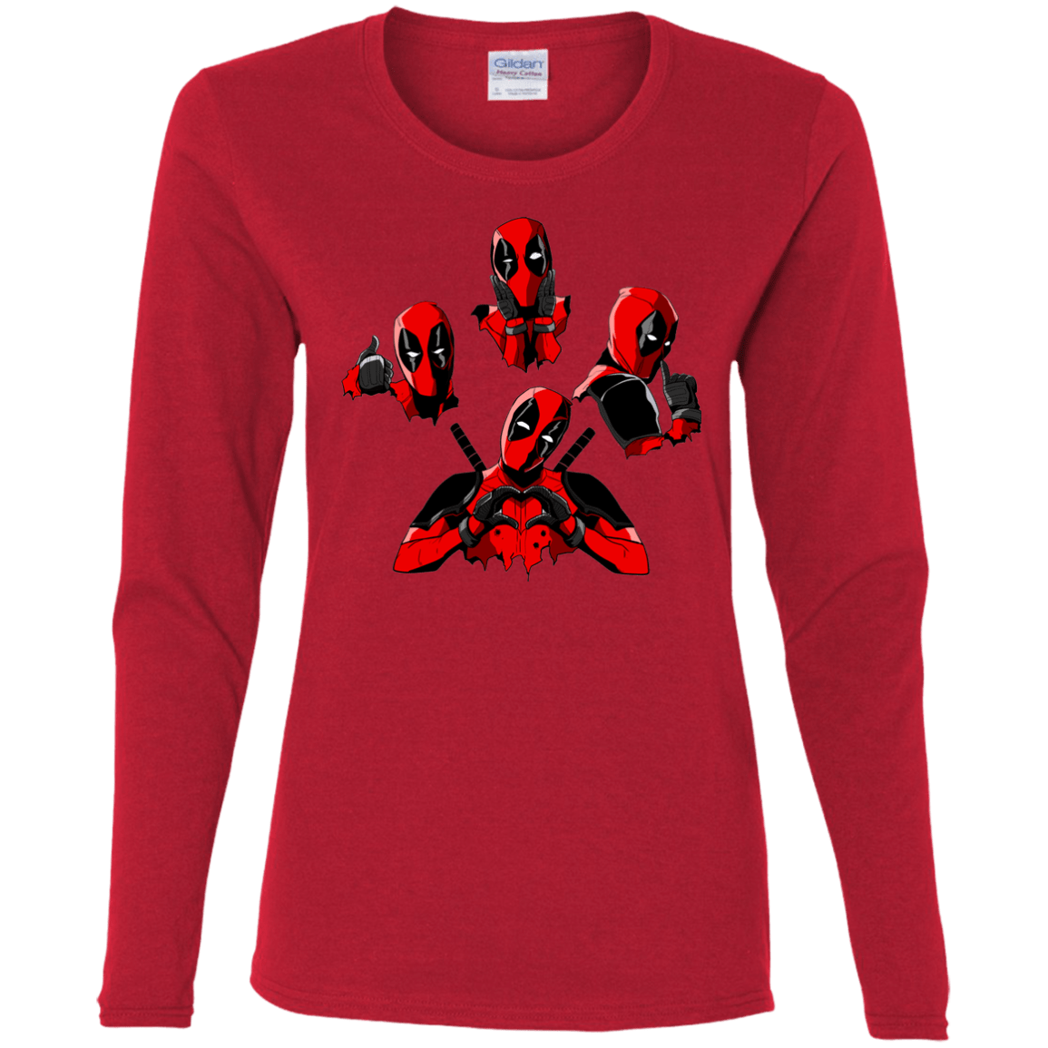 T-Shirts Red / S Dead Rhapsody Women's Long Sleeve T-Shirt