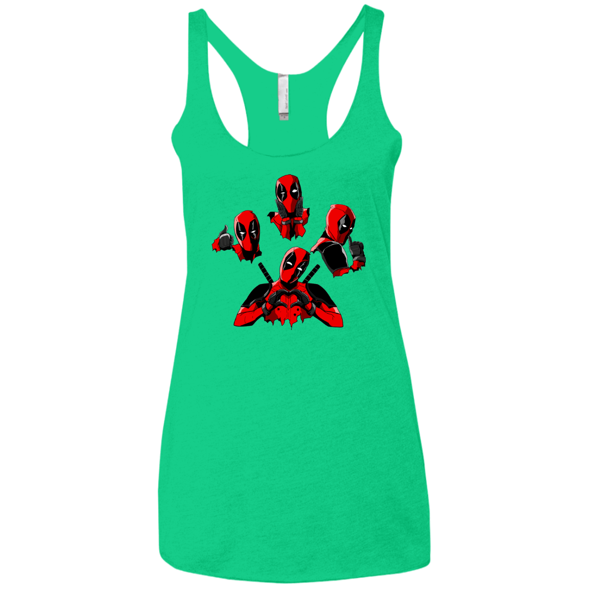 T-Shirts Envy / X-Small Dead Rhapsody Women's Triblend Racerback Tank