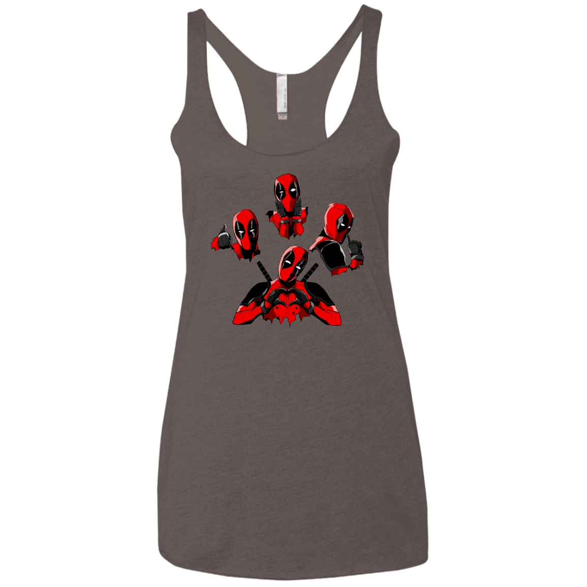 T-Shirts Macchiato / X-Small Dead Rhapsody Women's Triblend Racerback Tank