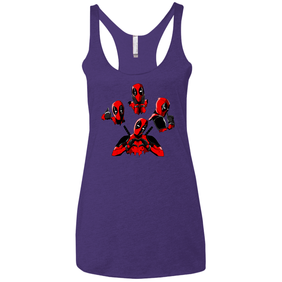 T-Shirts Purple Rush / X-Small Dead Rhapsody Women's Triblend Racerback Tank