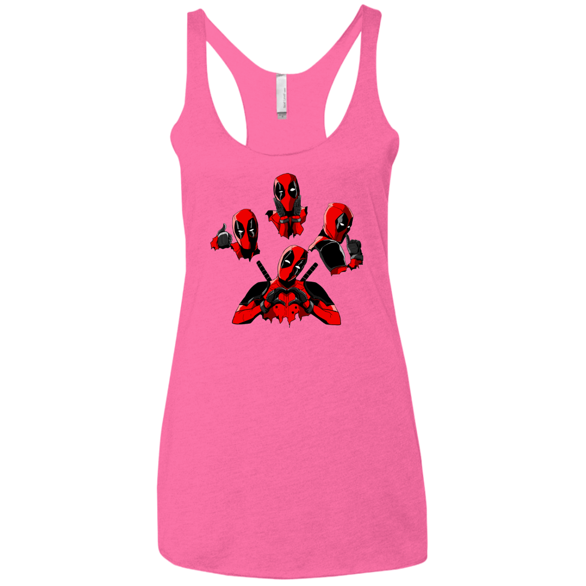 T-Shirts Vintage Pink / X-Small Dead Rhapsody Women's Triblend Racerback Tank