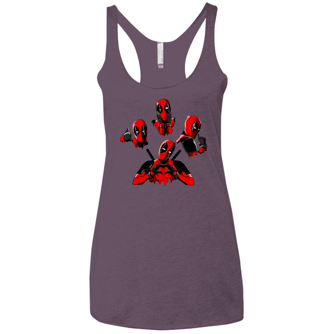 T-Shirts Vintage Purple / X-Small Dead Rhapsody Women's Triblend Racerback Tank