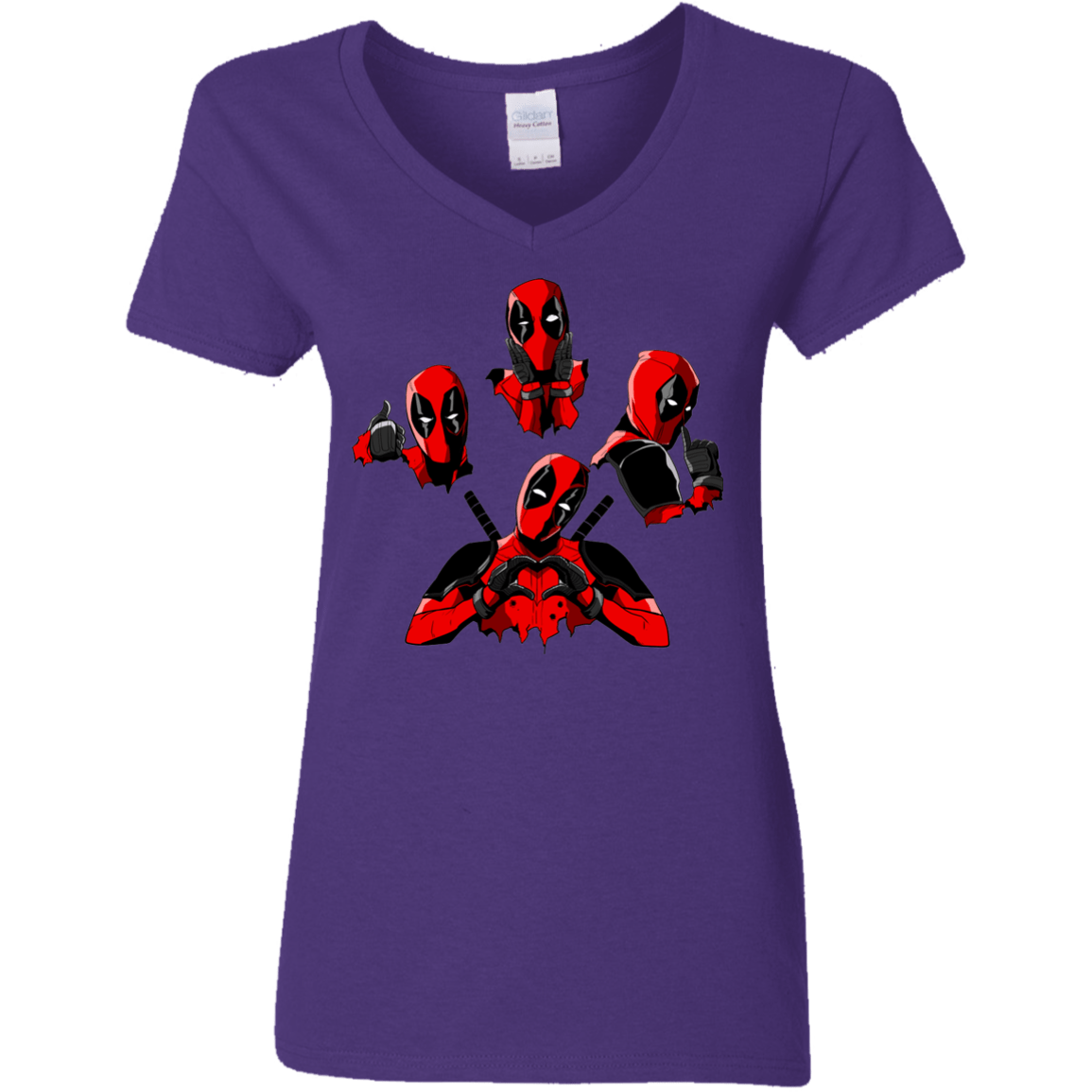 T-Shirts Purple / S Dead Rhapsody Women's V-Neck T-Shirt