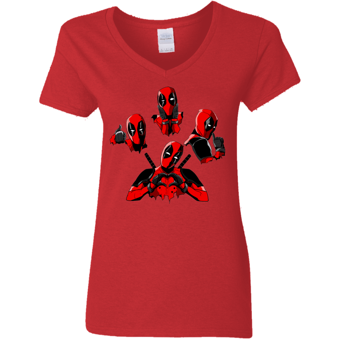T-Shirts Red / S Dead Rhapsody Women's V-Neck T-Shirt