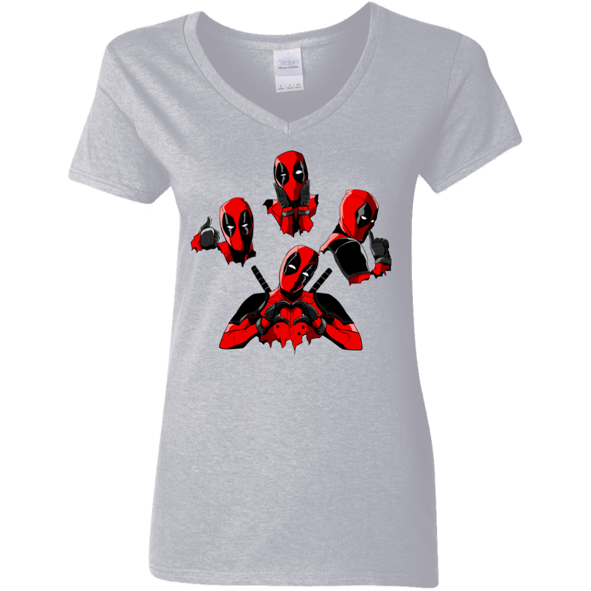 T-Shirts Sport Grey / S Dead Rhapsody Women's V-Neck T-Shirt