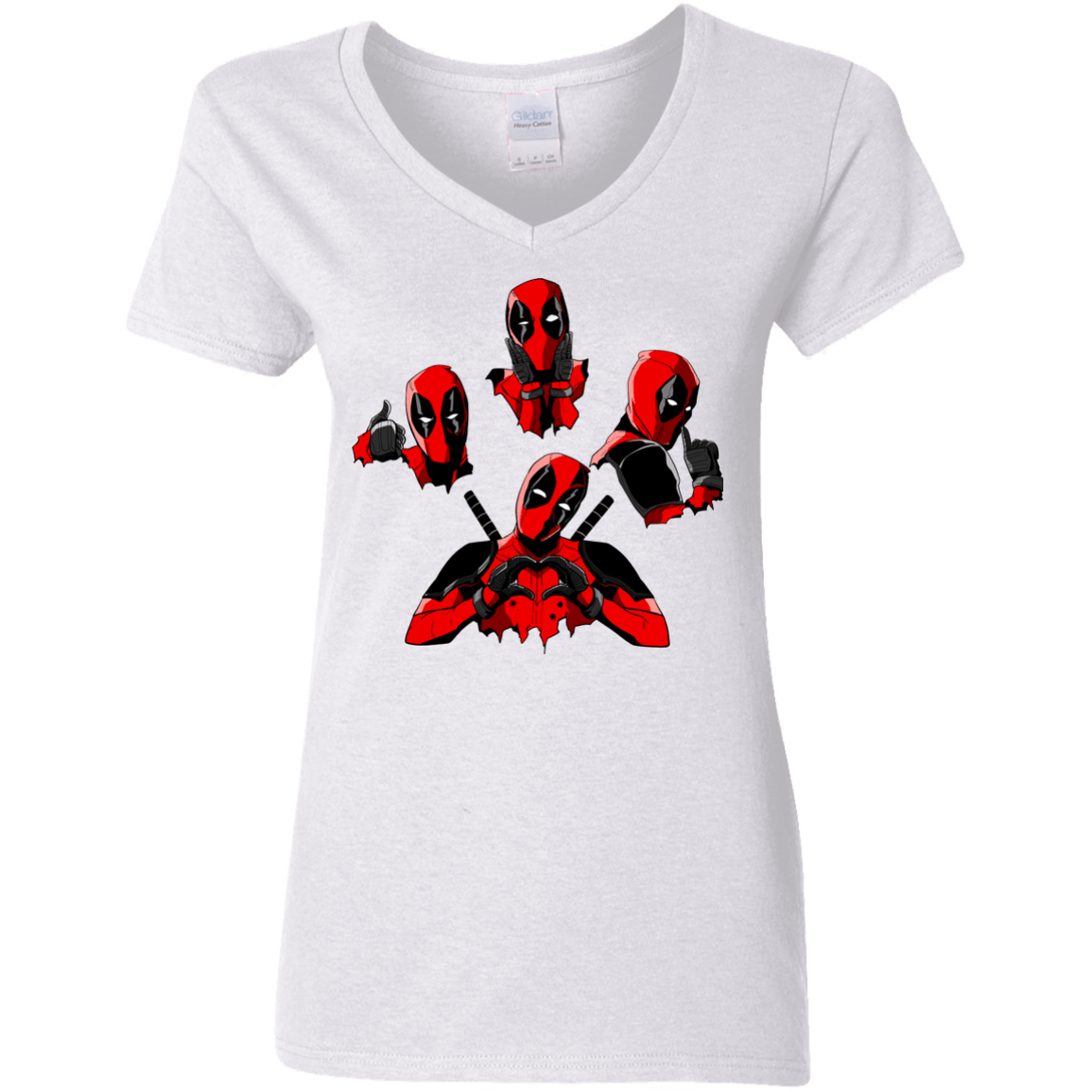 T-Shirts White / S Dead Rhapsody Women's V-Neck T-Shirt