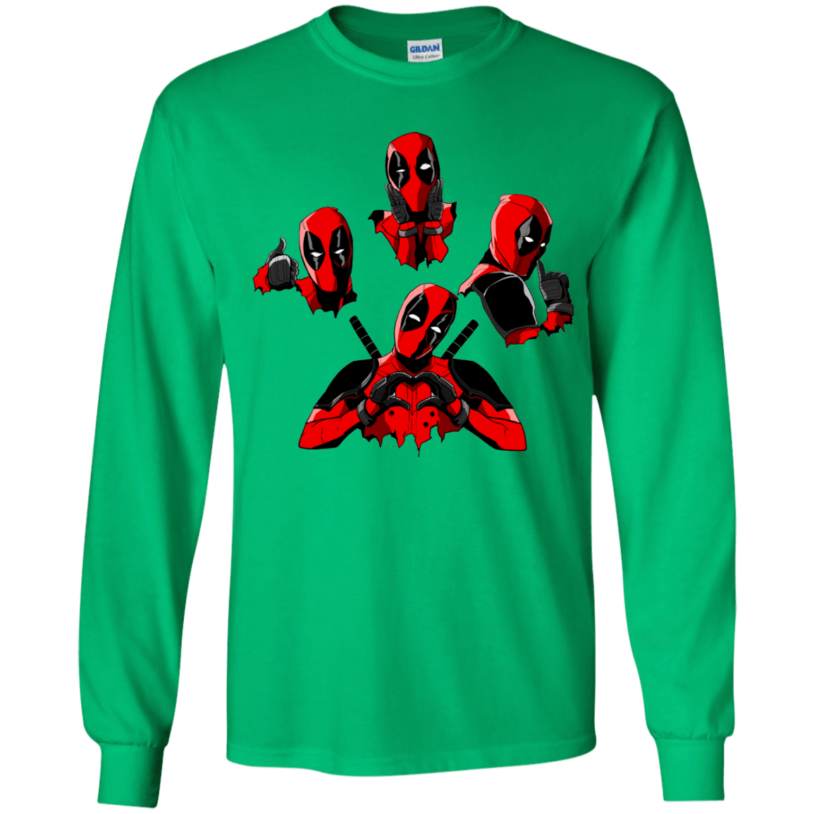 T-Shirts Irish Green / YS Dead Rhapsody Youth Long Sleeve T-Shirt