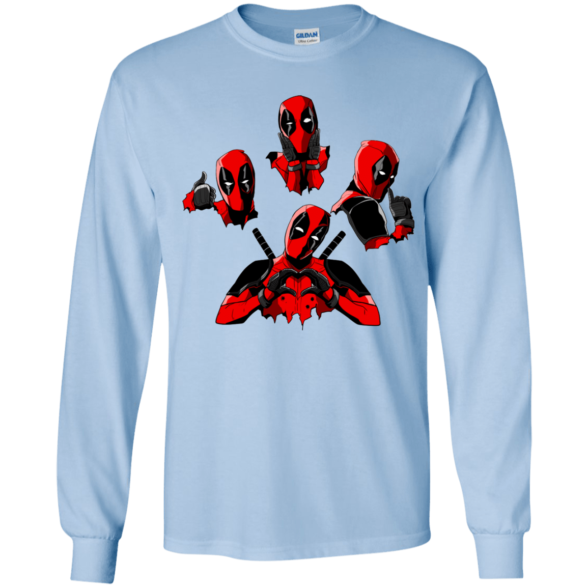 T-Shirts Light Blue / YS Dead Rhapsody Youth Long Sleeve T-Shirt