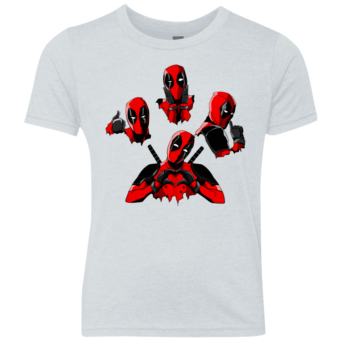 T-Shirts Heather White / YXS Dead Rhapsody Youth Triblend T-Shirt