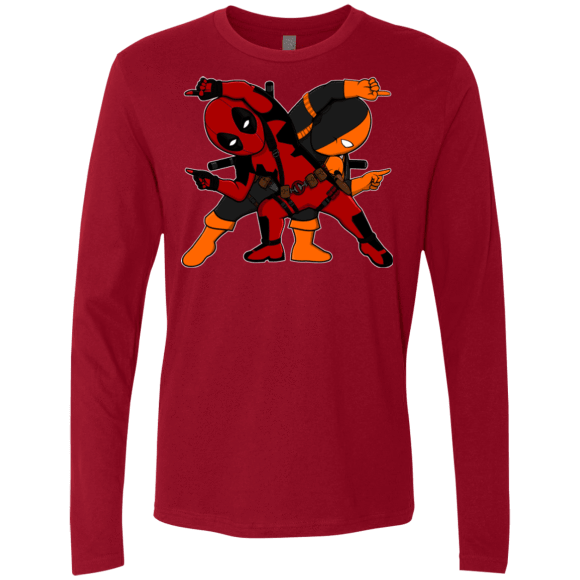 T-Shirts Cardinal / Small Deadfusion Men's Premium Long Sleeve