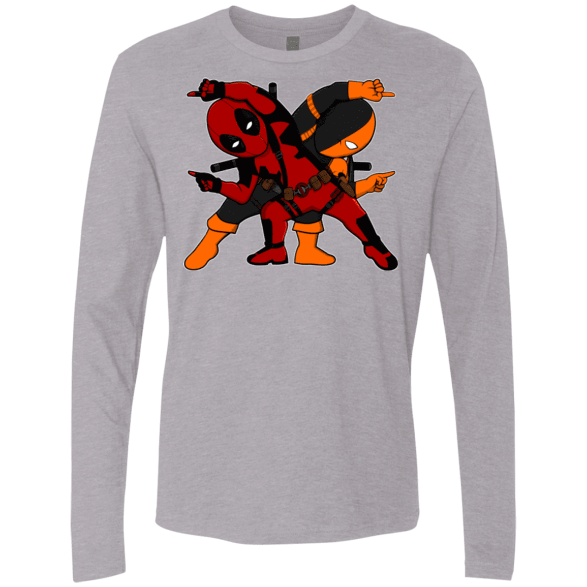 T-Shirts Heather Grey / Small Deadfusion Men's Premium Long Sleeve