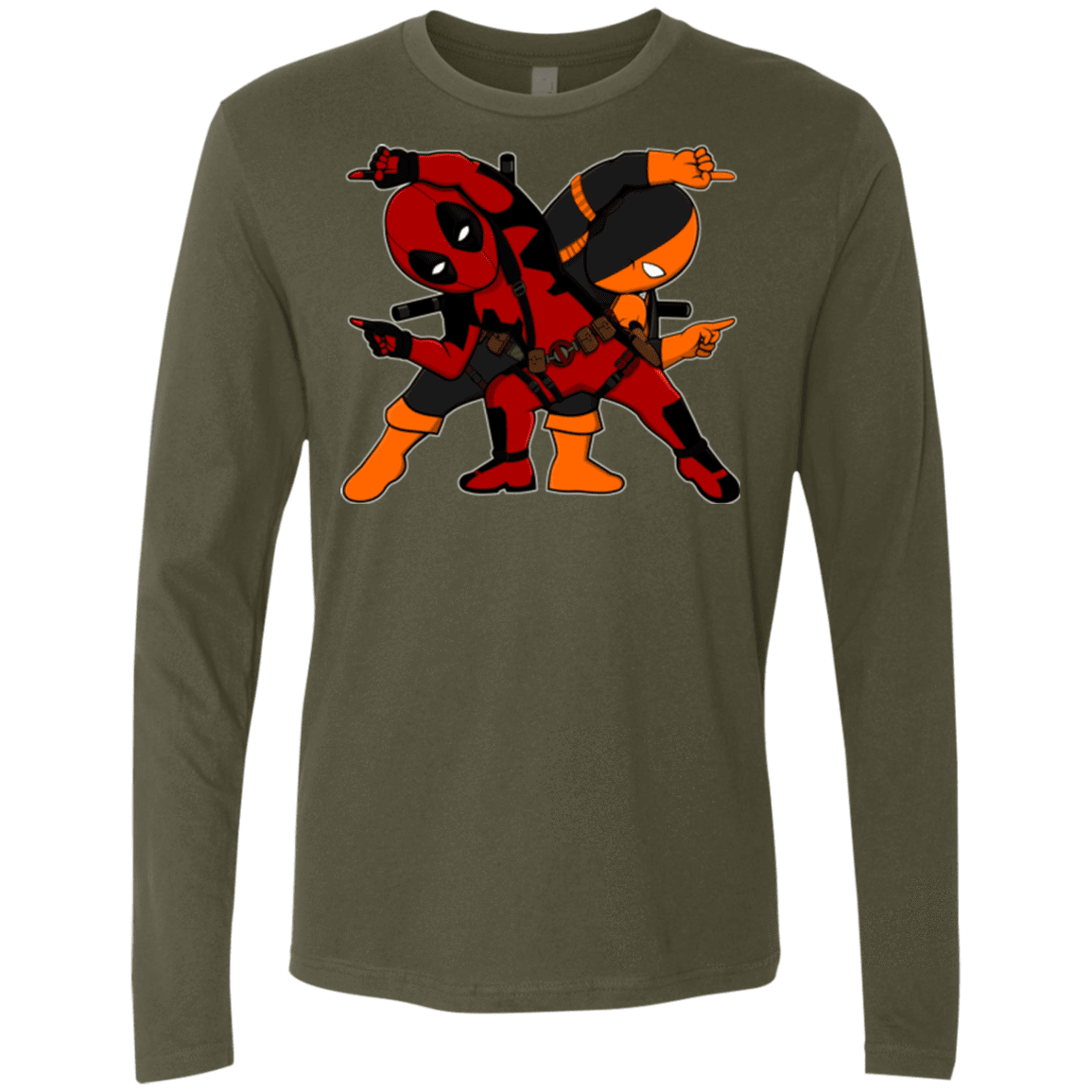 T-Shirts Military Green / Small Deadfusion Men's Premium Long Sleeve