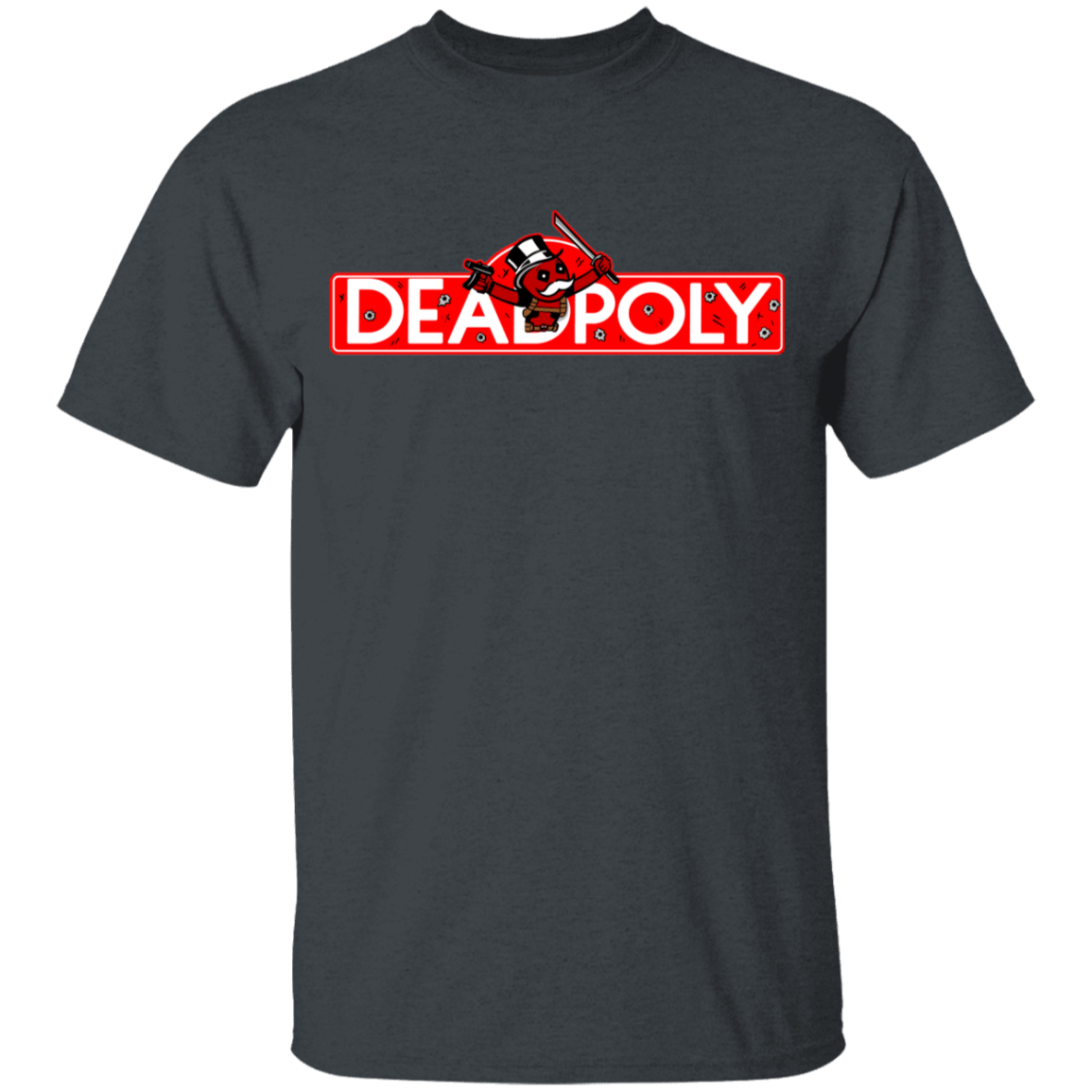 T-Shirts Dark Heather / YXS Deadpoly Youth T-Shirt