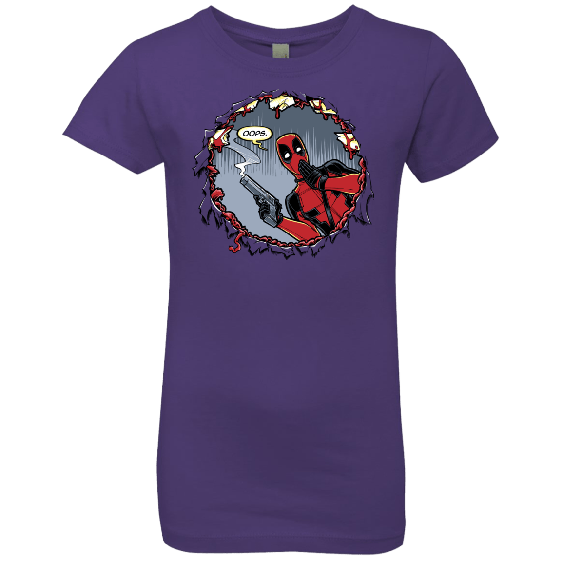 T-Shirts Purple Rush / YXS Deadpool 007 Girls Premium T-Shirt