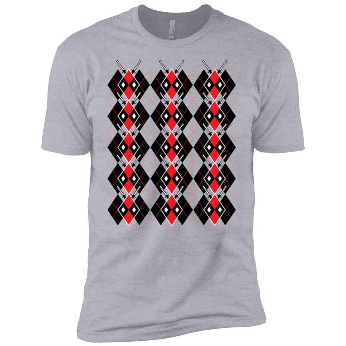 T-Shirts Heather Grey / YXS Deadpool Argyle Boys Premium T-Shirt