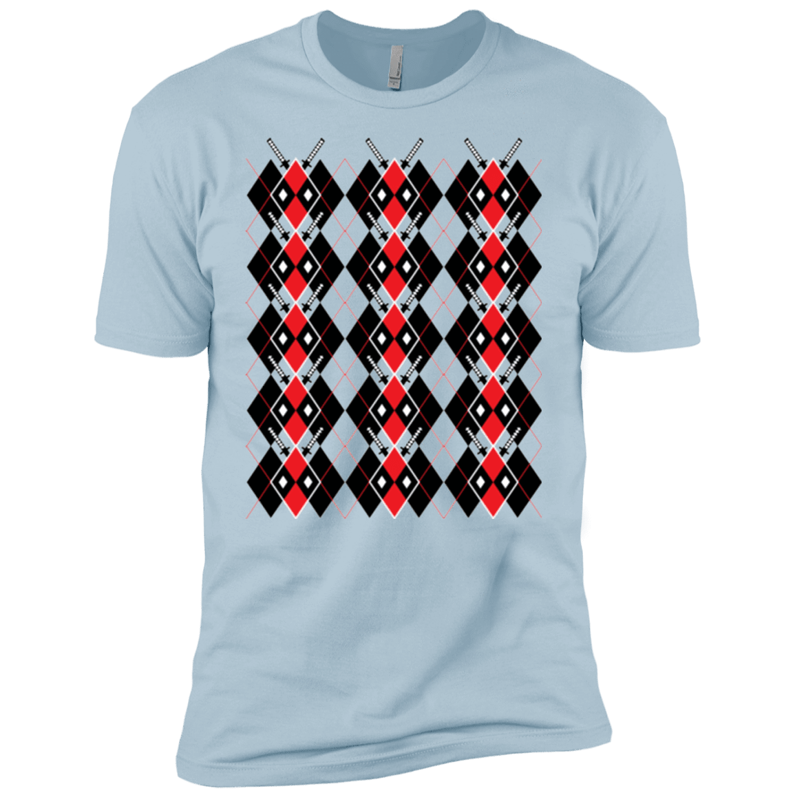 T-Shirts Light Blue / YXS Deadpool Argyle Boys Premium T-Shirt
