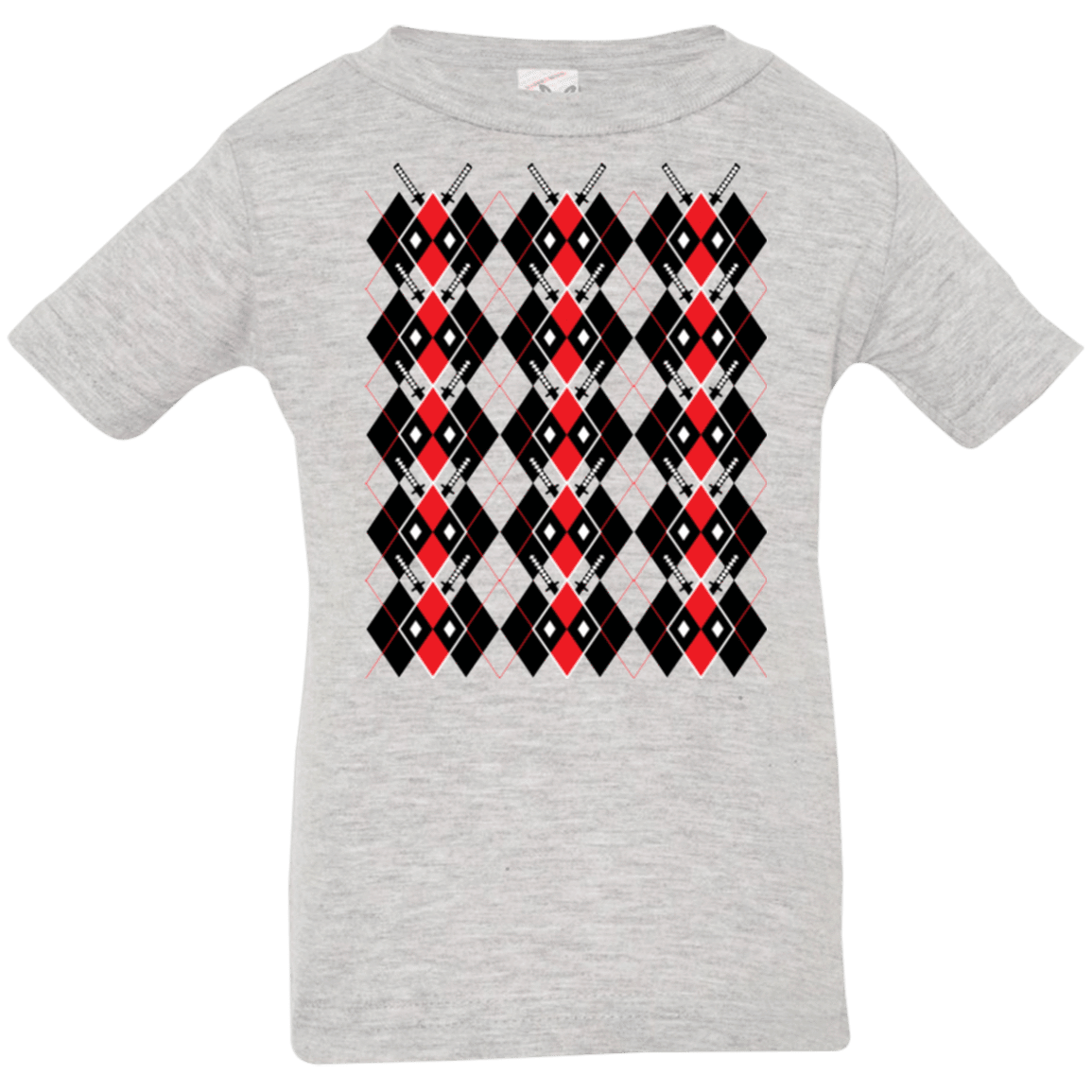 T-Shirts Heather / 6 Months Deadpool Argyle Infant Premium T-Shirt