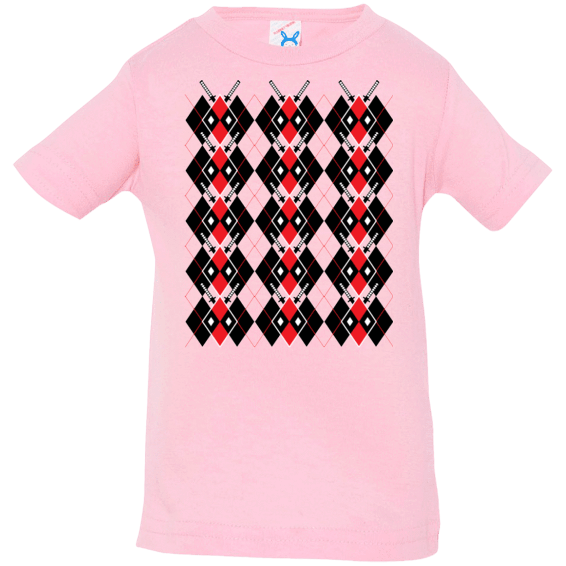 T-Shirts Pink / 6 Months Deadpool Argyle Infant Premium T-Shirt