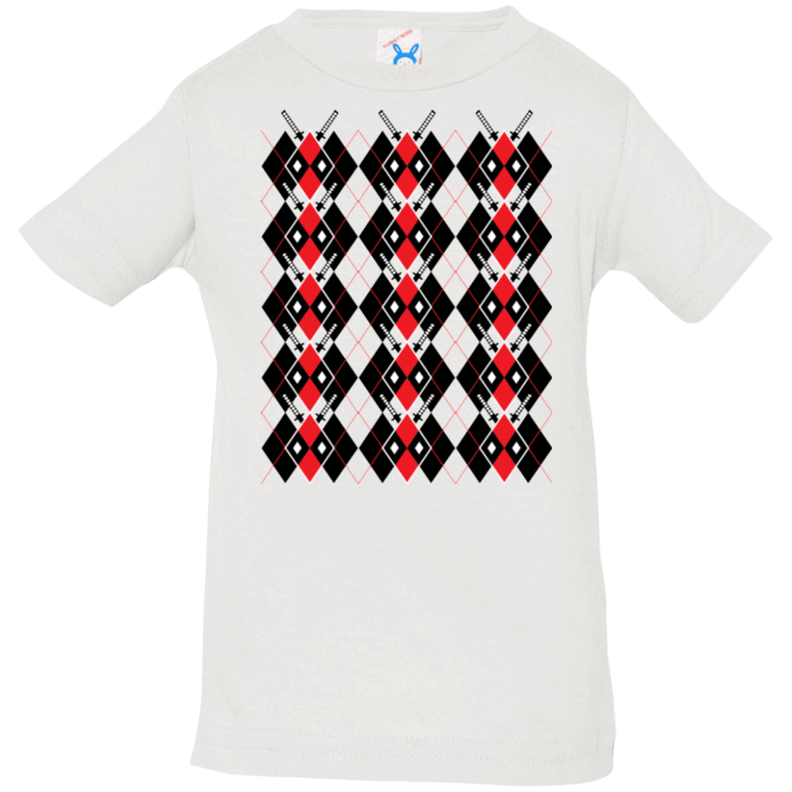 T-Shirts White / 6 Months Deadpool Argyle Infant Premium T-Shirt