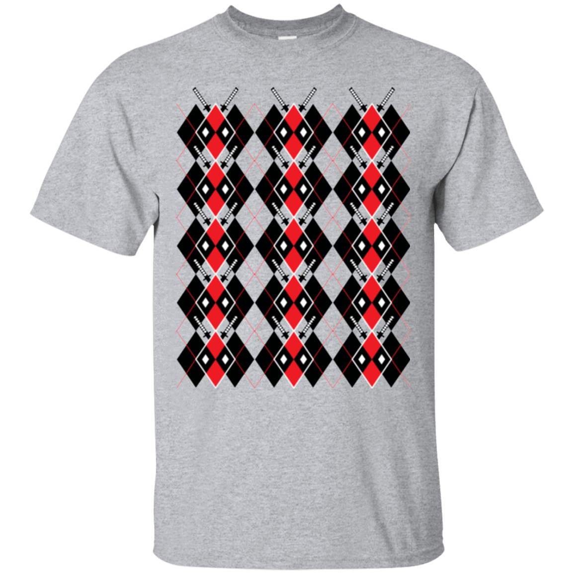 T-Shirts Sport Grey / Small Deadpool Argyle T-Shirt