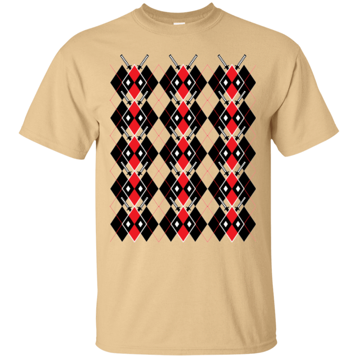 T-Shirts Vegas Gold / Small Deadpool Argyle T-Shirt