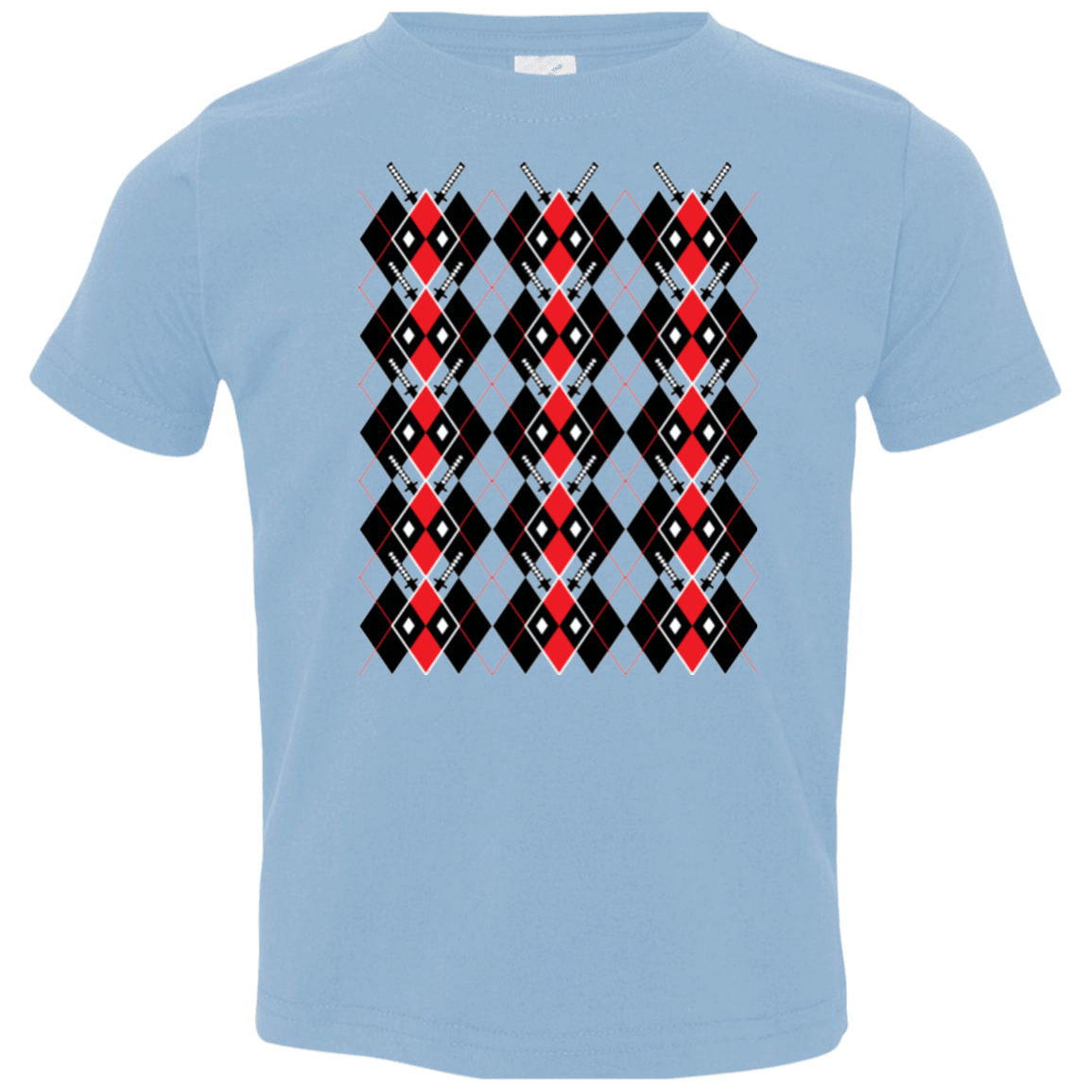 T-Shirts Light Blue / 2T Deadpool Argyle Toddler Premium T-Shirt