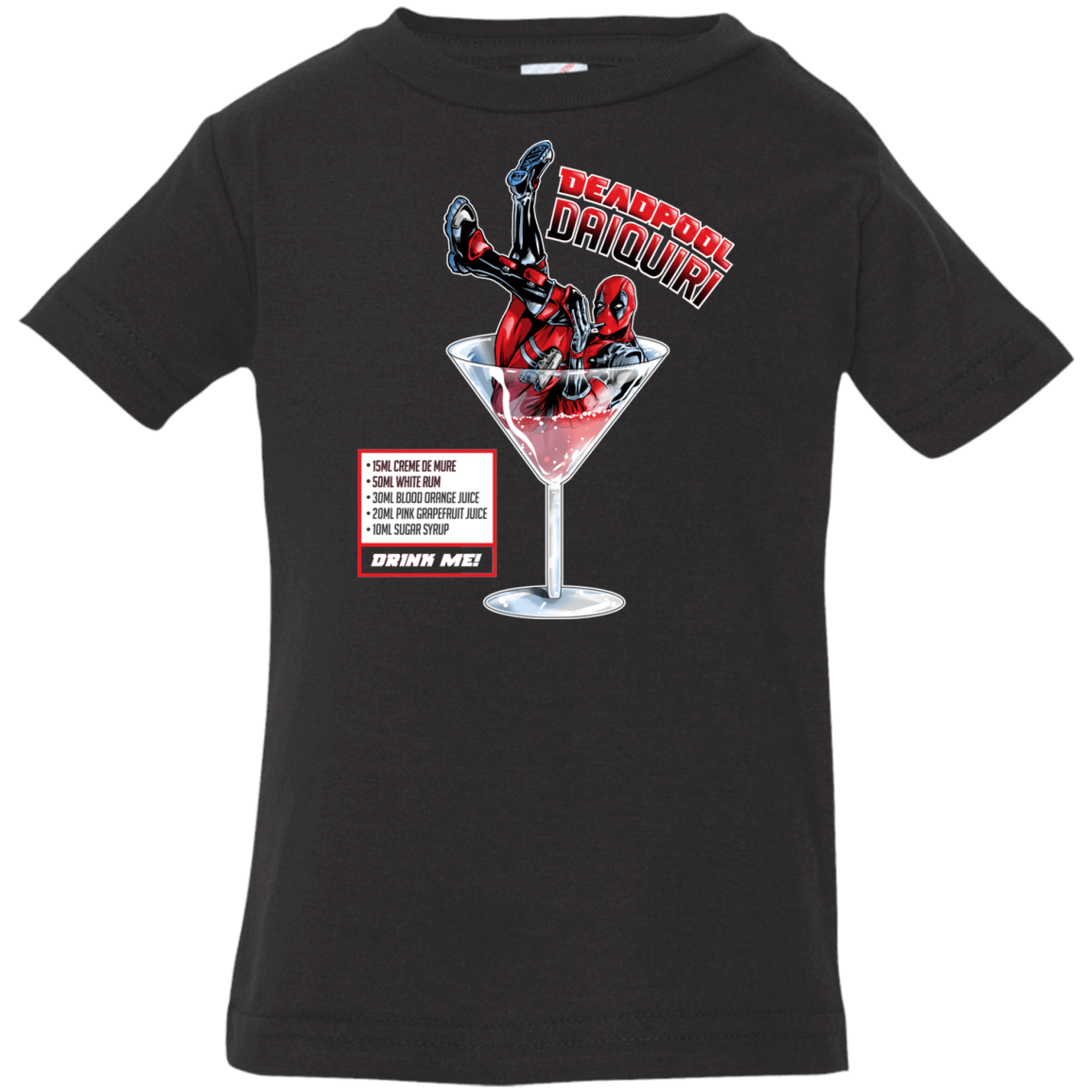 T-Shirts Black / 6 Months Deadpool Daiquiri Infant Premium T-Shirt