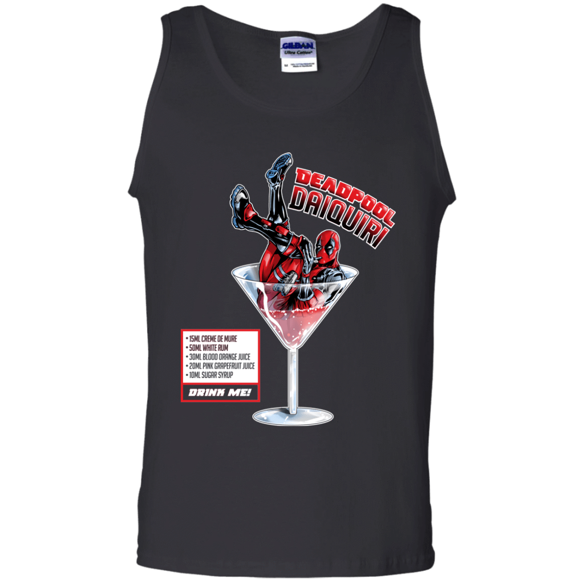 T-Shirts Black / S Deadpool Daiquiri Men's Tank Top