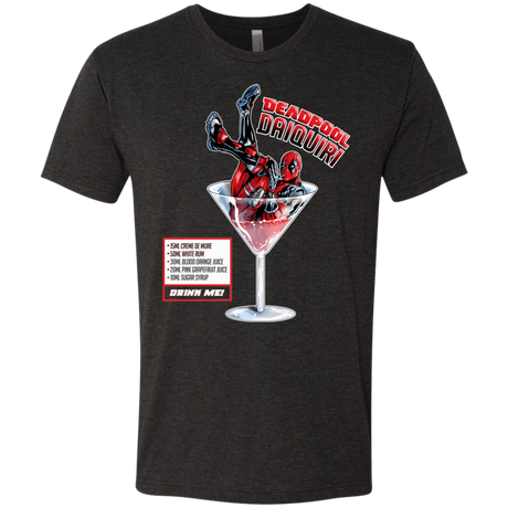 T-Shirts Vintage Black / S Deadpool Daiquiri Men's Triblend T-Shirt