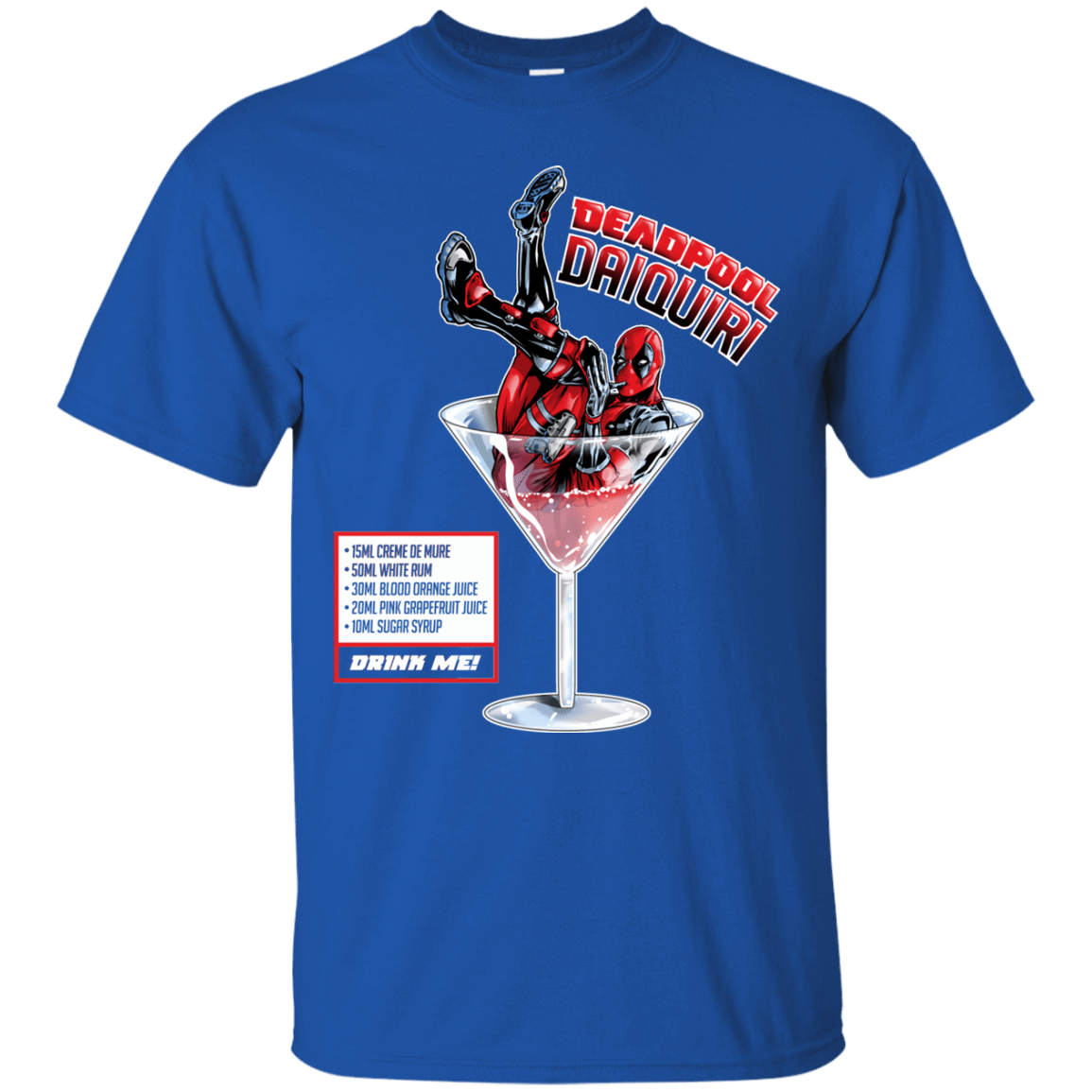 T-Shirts Royal / S Deadpool Daiquiri T-Shirt