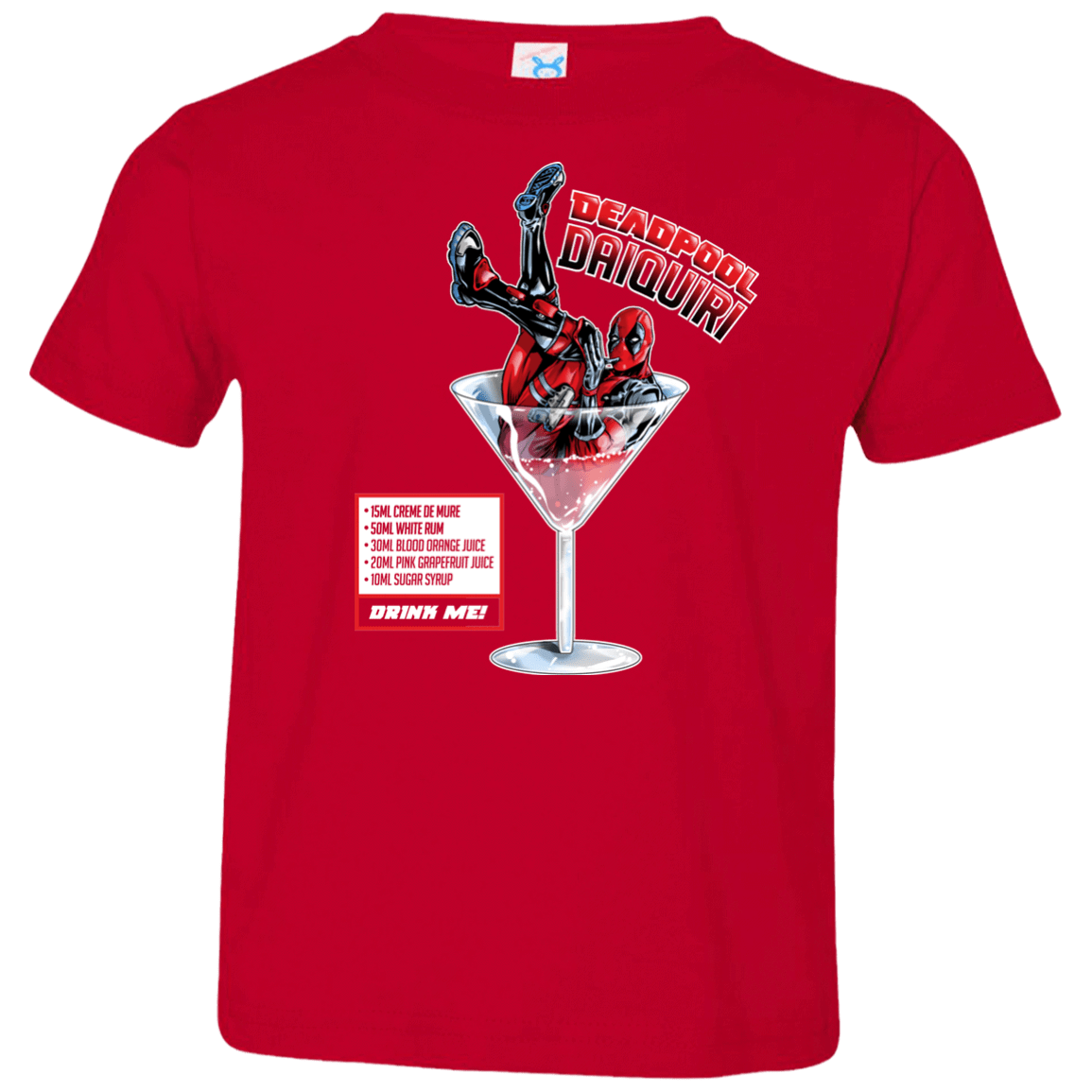 T-Shirts Red / 2T Deadpool Daiquiri Toddler Premium T-Shirt