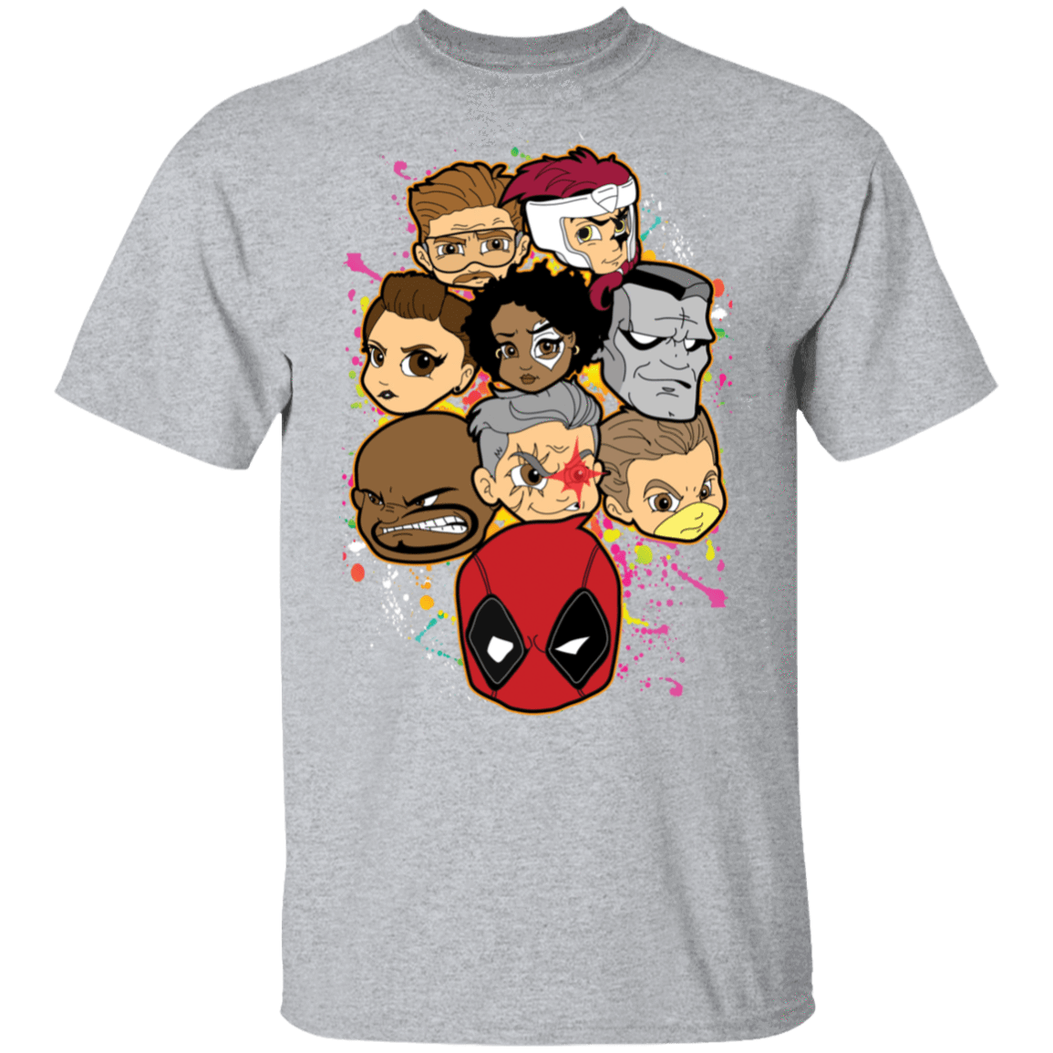 T-Shirts Sport Grey / S Deadpool Heads T-Shirt