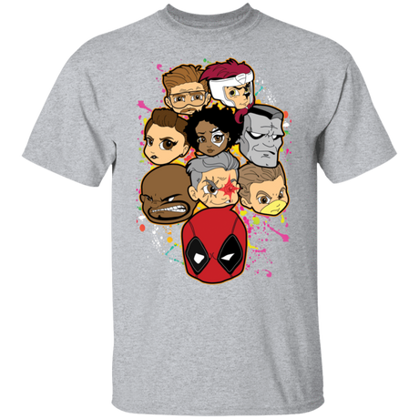T-Shirts Sport Grey / S Deadpool Heads T-Shirt