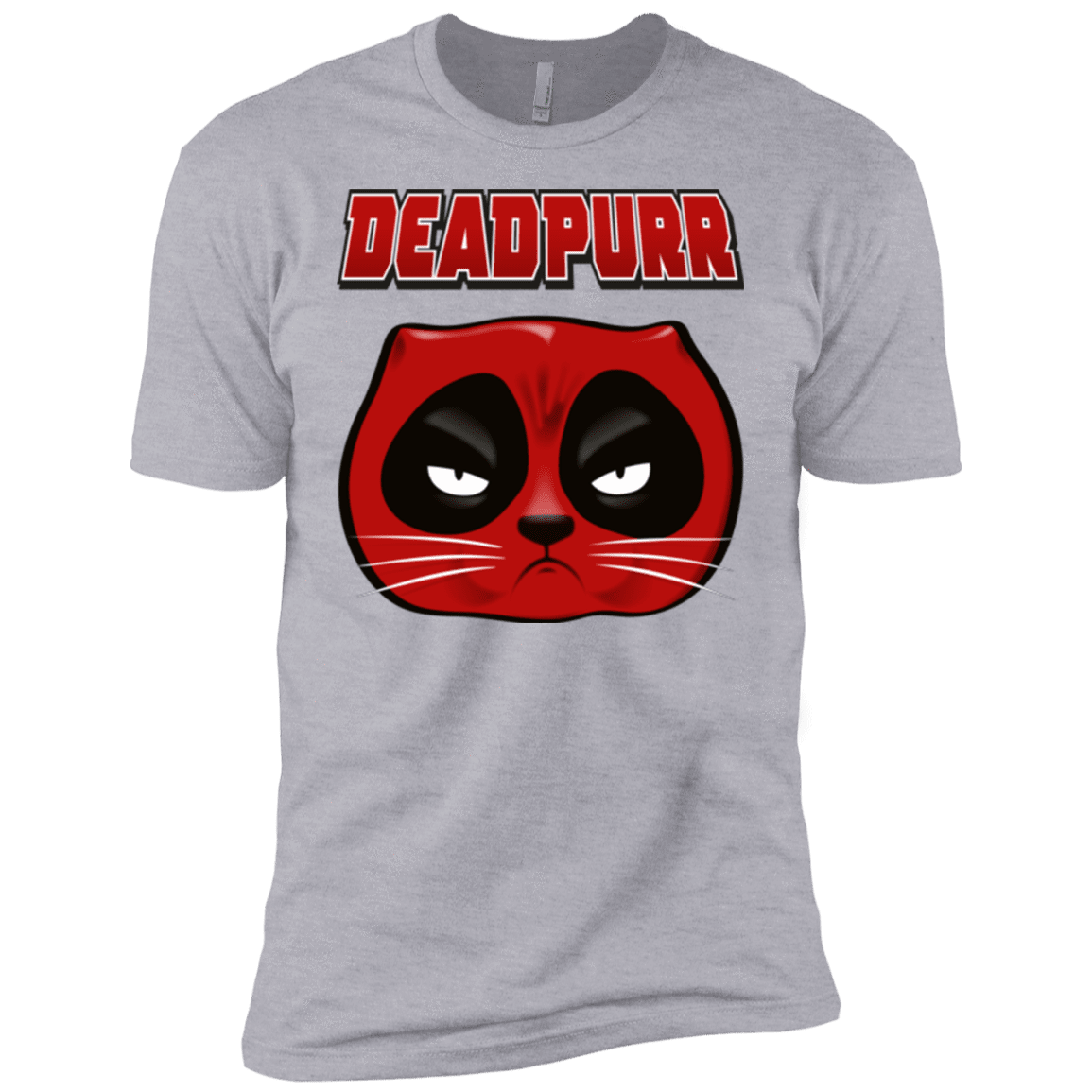 T-Shirts Heather Grey / YXS Deadpurr2 Boys Premium T-Shirt