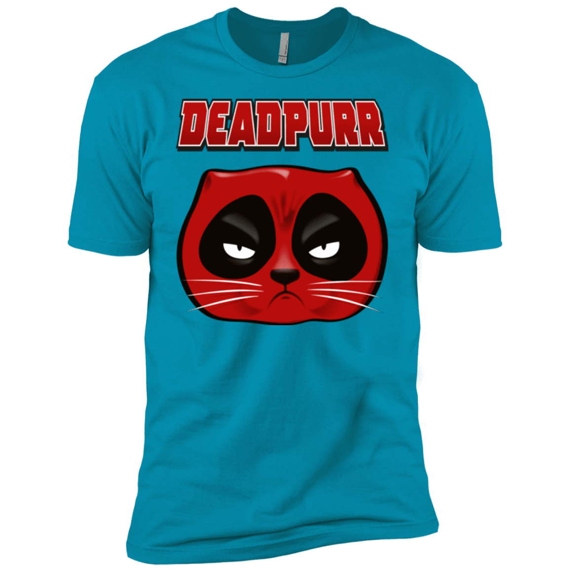 T-Shirts Turquoise / YXS Deadpurr2 Boys Premium T-Shirt