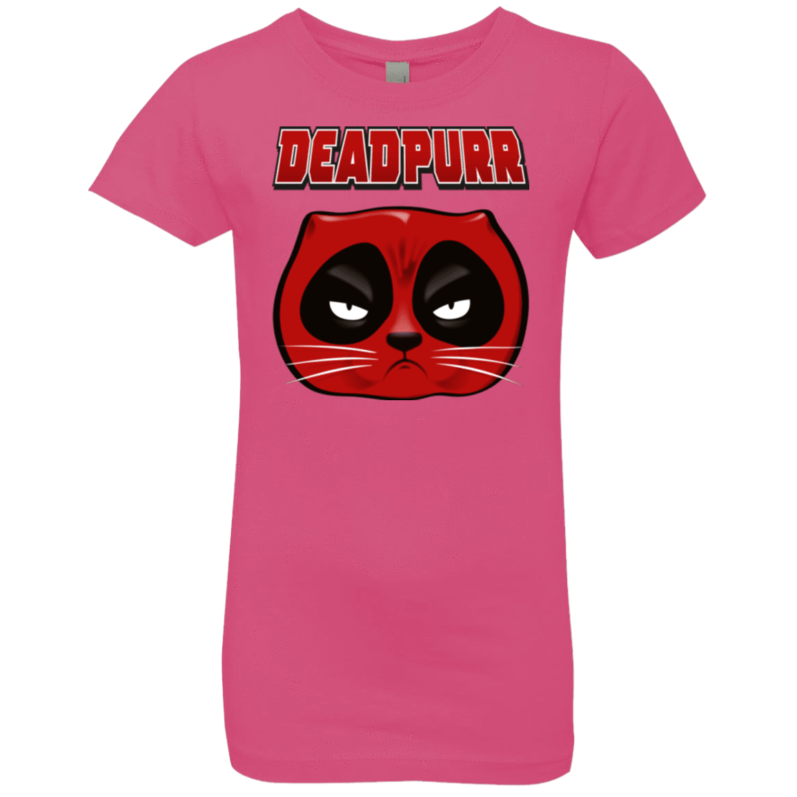 T-Shirts Hot Pink / YXS Deadpurr2 Girls Premium T-Shirt